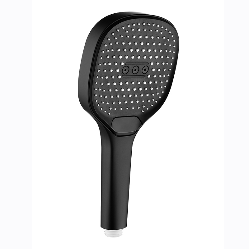 KTW High Pressure Powerful Black Hand Shower